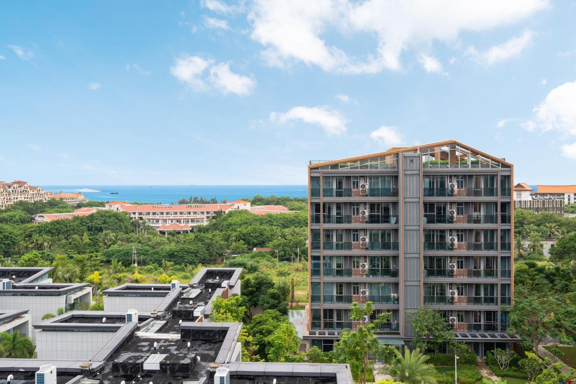 Sanya Haitang Bay Muyu Time Seaview Apartment Luaran gambar